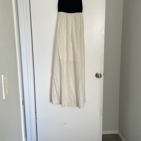 Abercrombie Black and Cream Maxi Dress - Picture 7 of 7